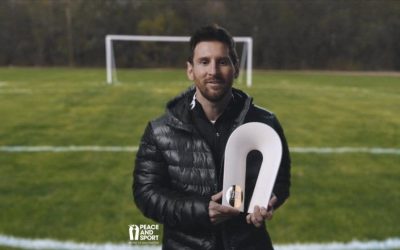Lionel Messi, campeón de la paz 2020