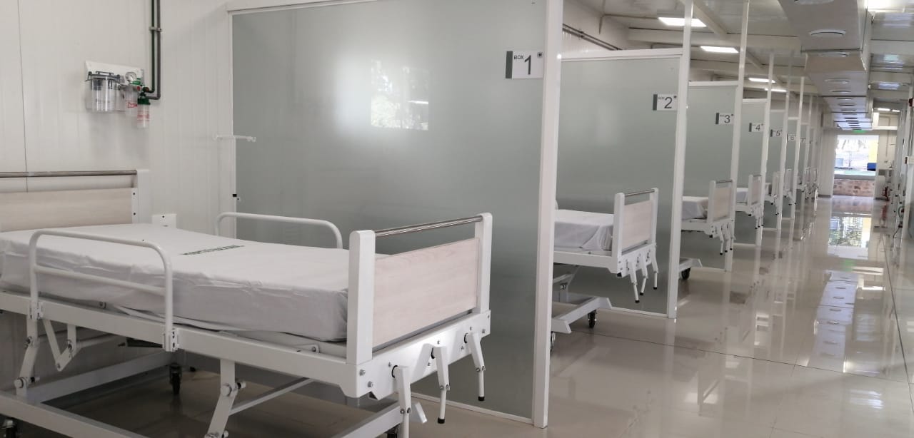 16 de las nuevas camas en el Pabellón de Contingencia serán destinadas a UTI. Foto: Wilma Gaona (cronista de Unicanal).