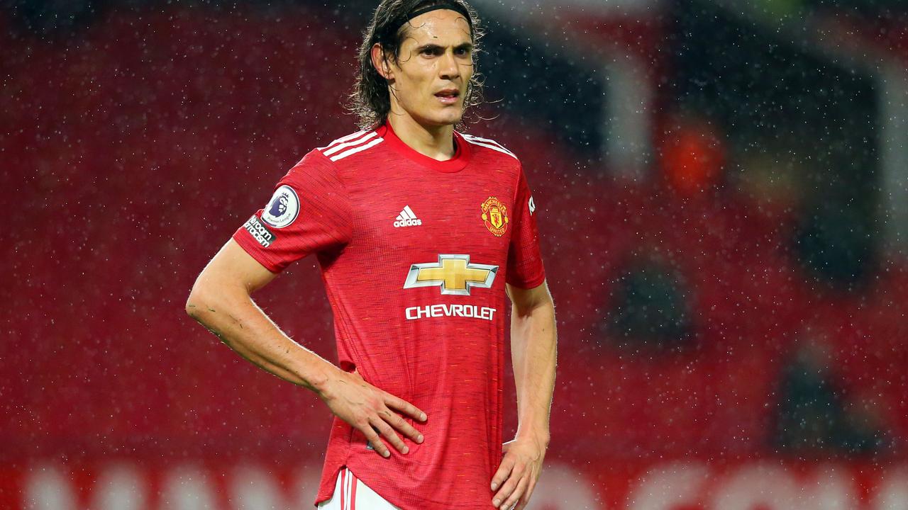 Edinson Cavani, jugador uruguayo del Manchester United. Foto: Getty Images.