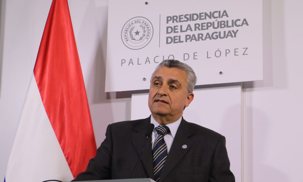 Juan Ernesto Villamayor, jefe de Gabinete Civil de la Presidencia. Foto: Agencia IP.