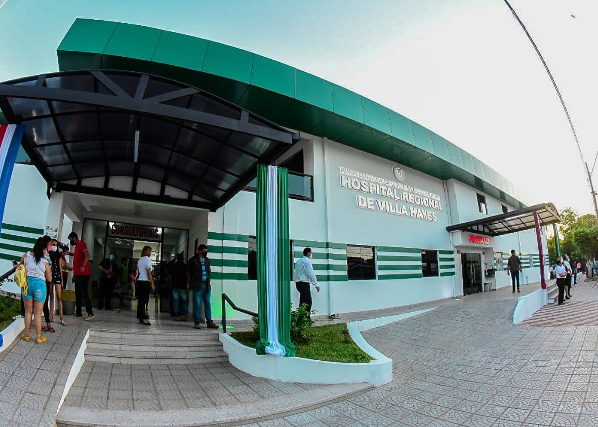 Hospital Regional de Villa Hayes. Foto: @PresidenciaPy