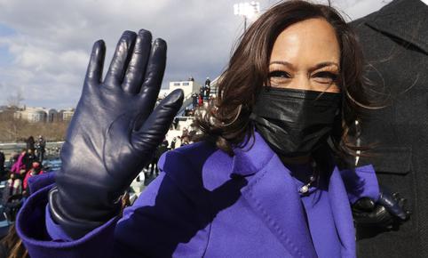 La primera mujer vicepresidente de los Estados Unidos, Kamala Harris. Foto: AFP.