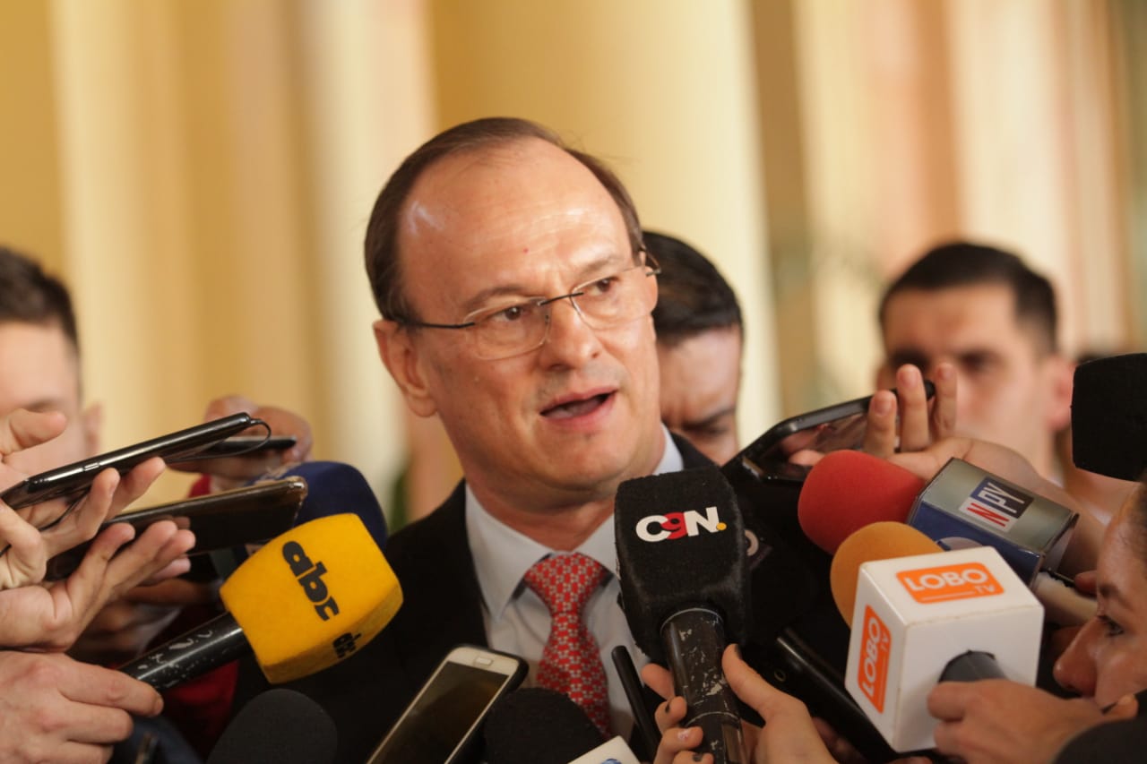 Ernst Bergen, renunció a su cargo como director de Itaipú. Foto: Agencia IP.