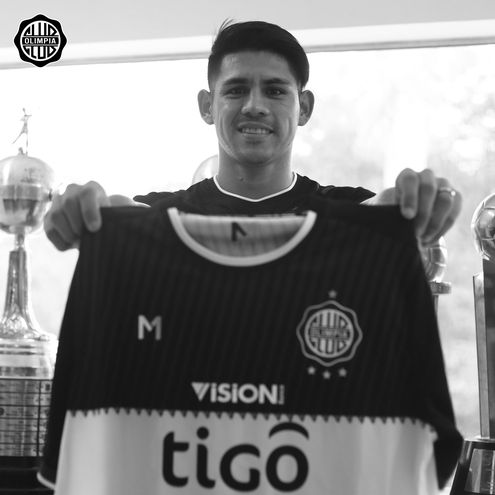Saúl Salcedo Zárate es nuevo jugador del Olimpia. Foto: Olimpia Media.