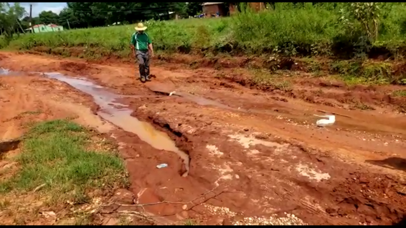 Las calles de Curuzú Isabel están en un estado deplorable