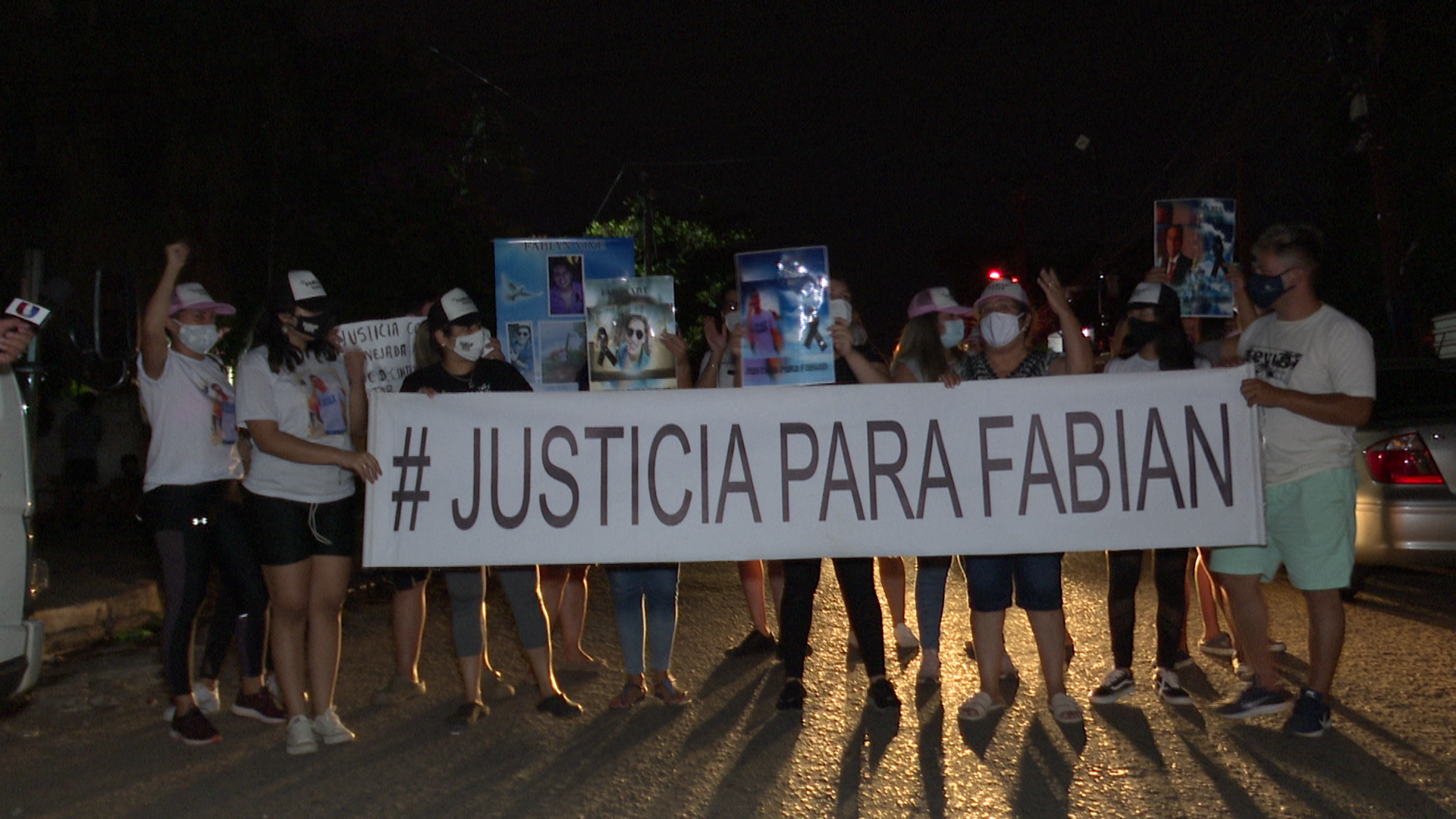 Familiares de Fabián Marín reclaman justicia. Foto: captura de pantalla.