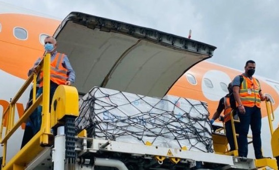 Arribó a Venezuela el primer lote de vacuna de Sputnik V. Foto: gentileza.