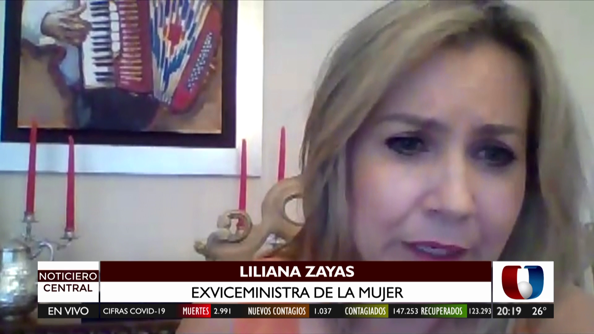 Dra. Liliana Zayas, exviceministra de la Protección de los Derechos de las Mujeres. Foto: captura de pantalla.