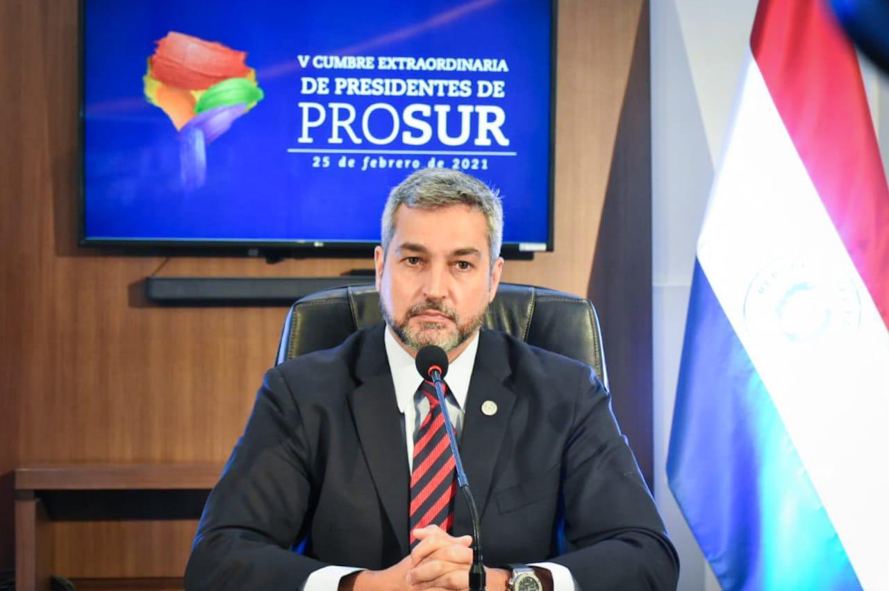 Mario Abdo Benítez, presidente de la República
