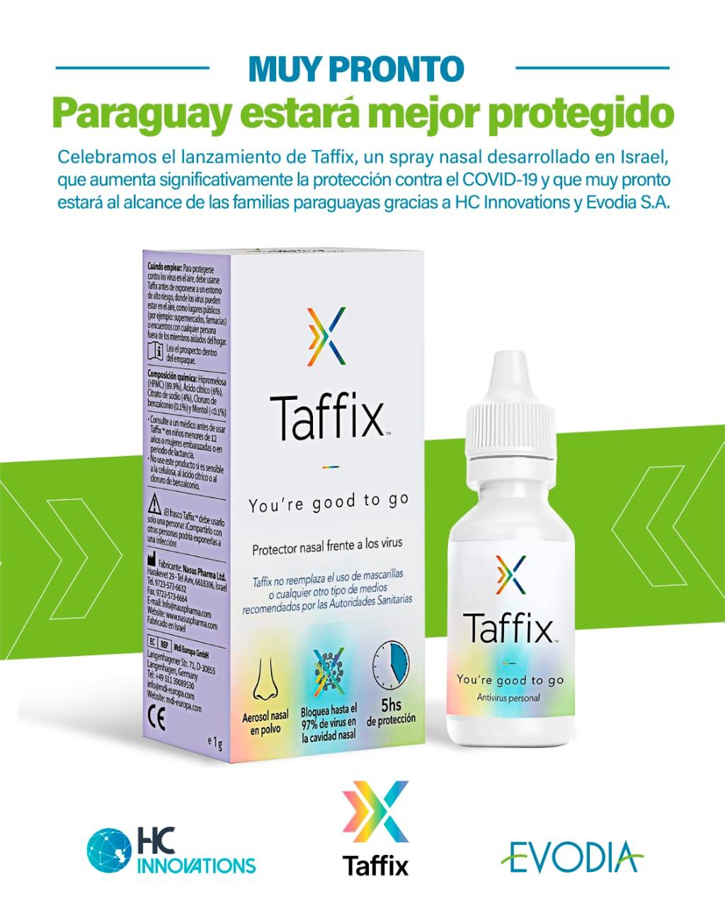 HC Innovations traerá a Paraguay el inhalador nasal Taffix