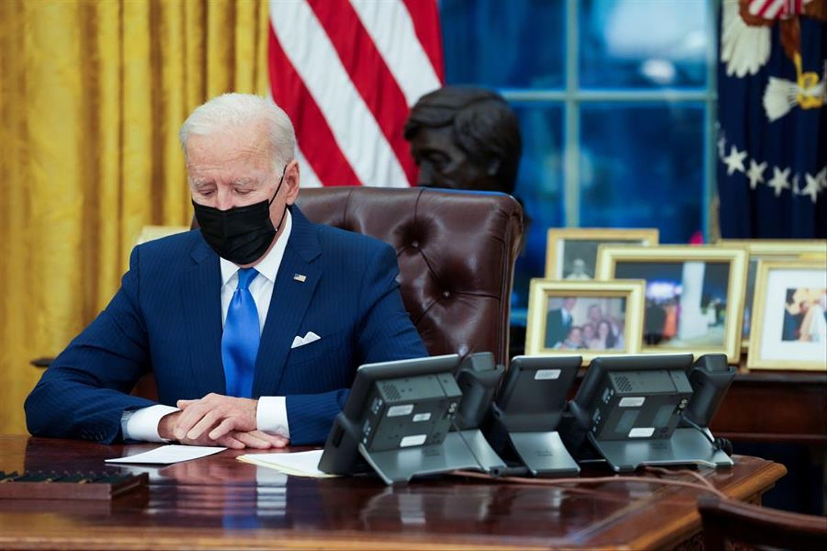 Joe Biden, presidente de los Estados Unidos. Foto: El Periódico.