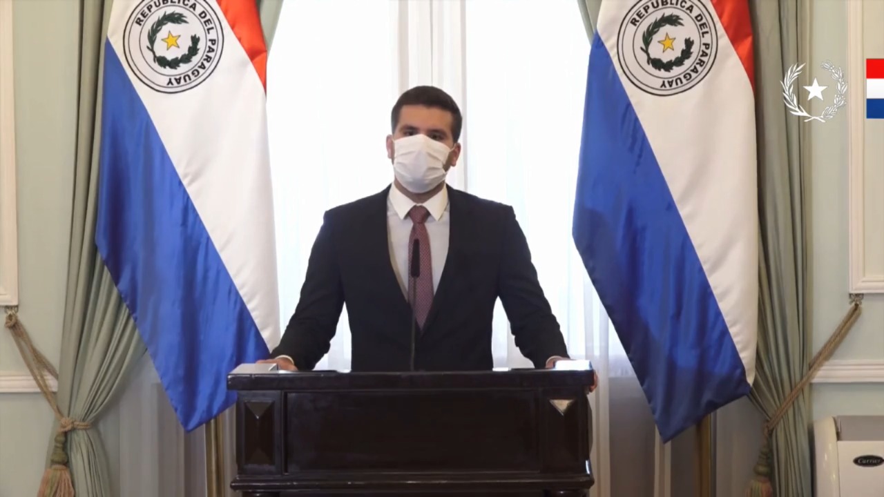 Hernán Hutteman, jefe de Gabinete Civil de la Presidencia. Foto: captura de pantalla.
