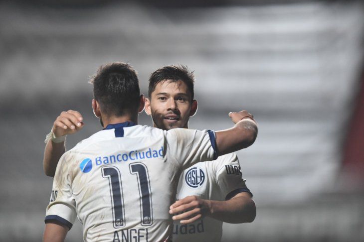 Ángel y Óscar brillan en el fútbol argentino. Foto: San Lorenzo - prensa.
