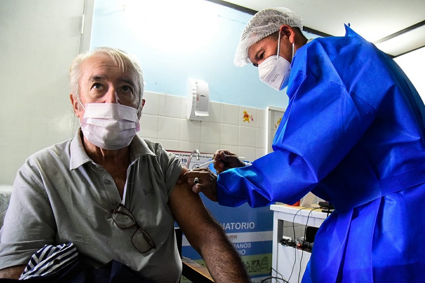 Salud registra más de 100.000 vacunados contra el coronavirus