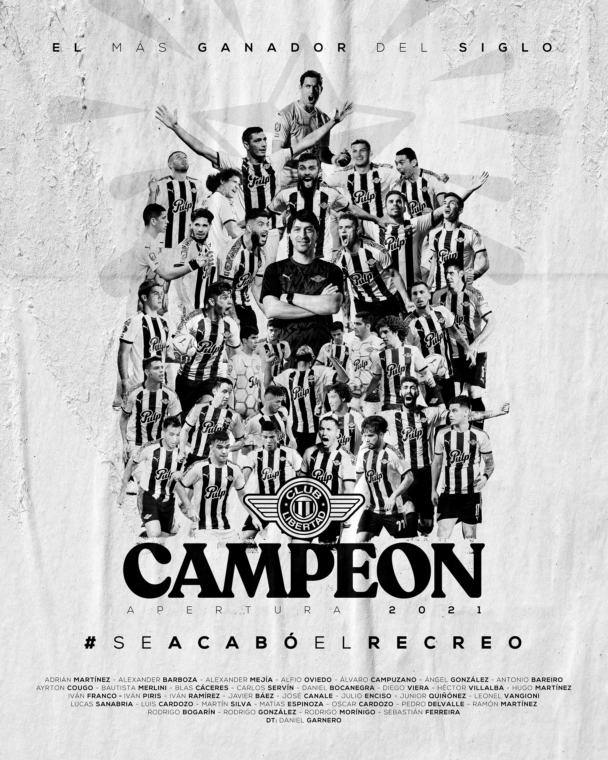 Libertad se consagró campeón del Torneo Apertura 2021. Foto: @libertad_guma