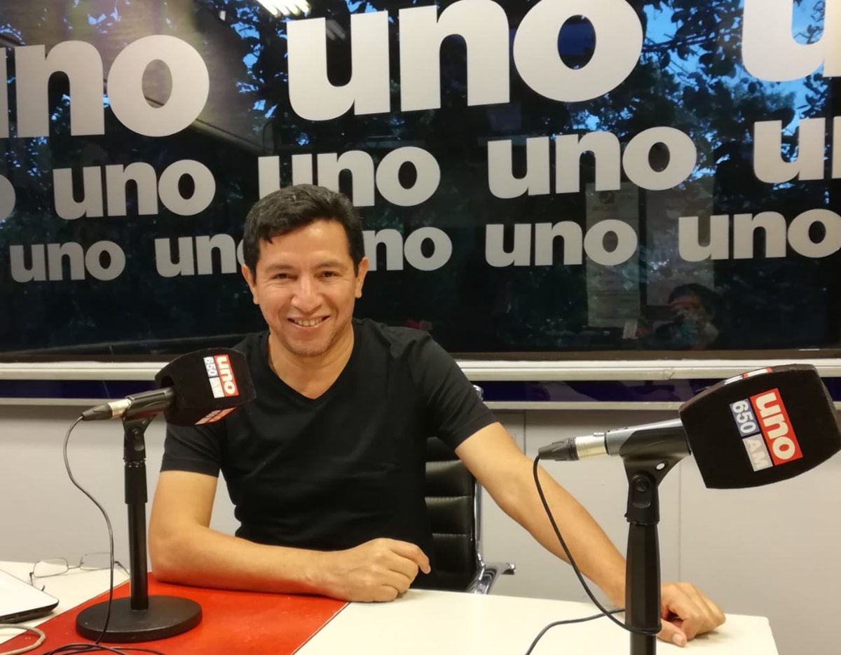 Gustavo Fretes, jefe de prensa de Radio Uno