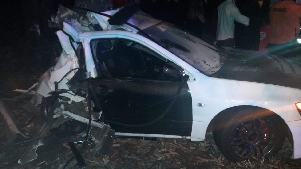 Hombre pierde la vida en violento accidente sobre autopista Silvio Pettirossi. Foto: gentileza.