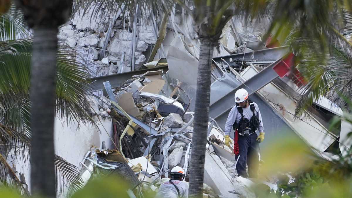 Rescatistas israelíes y mexicanos refuerzan búsqueda en Miami, tras derrumbe de edificio. Foto: gentileza.