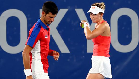 Novak Djokovic tampoco peleará por el oro olímpico en dobles mixtos. Foto: Reuters