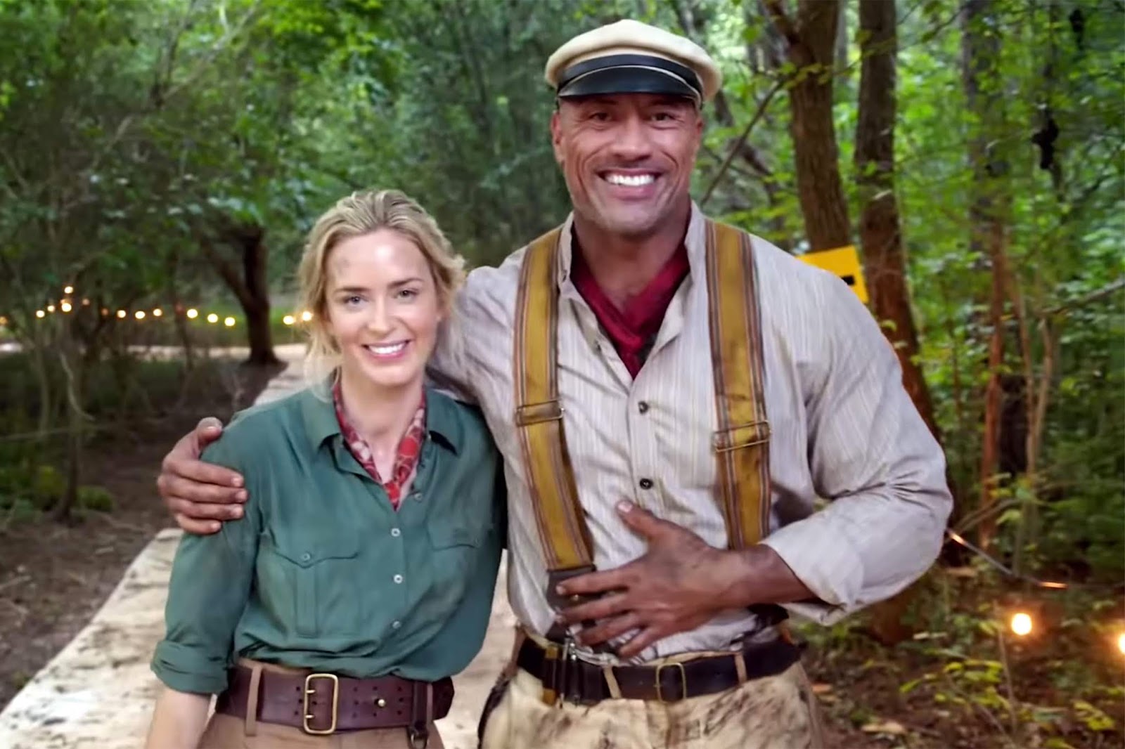 Dwayne 'La Roca' Johnson y Emily Blunt