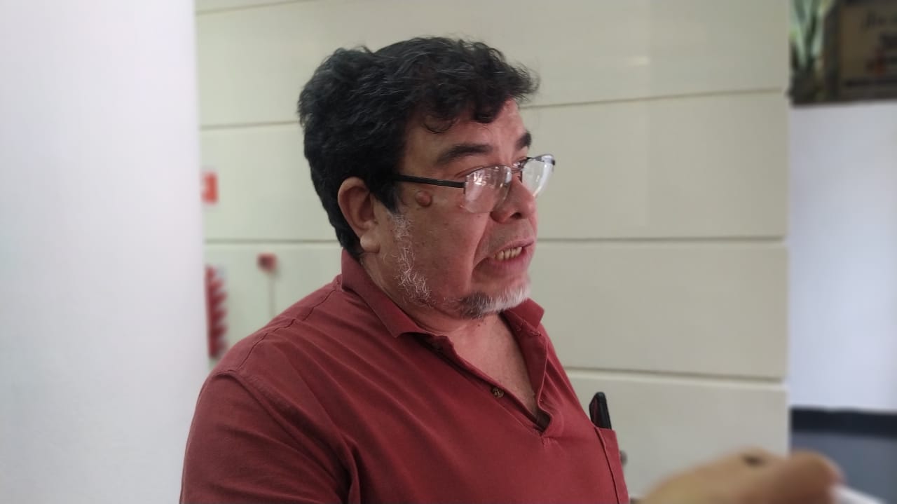 Gabriel Espínola, docente y miembro de la OTEP. Foto: Osmar Henry.