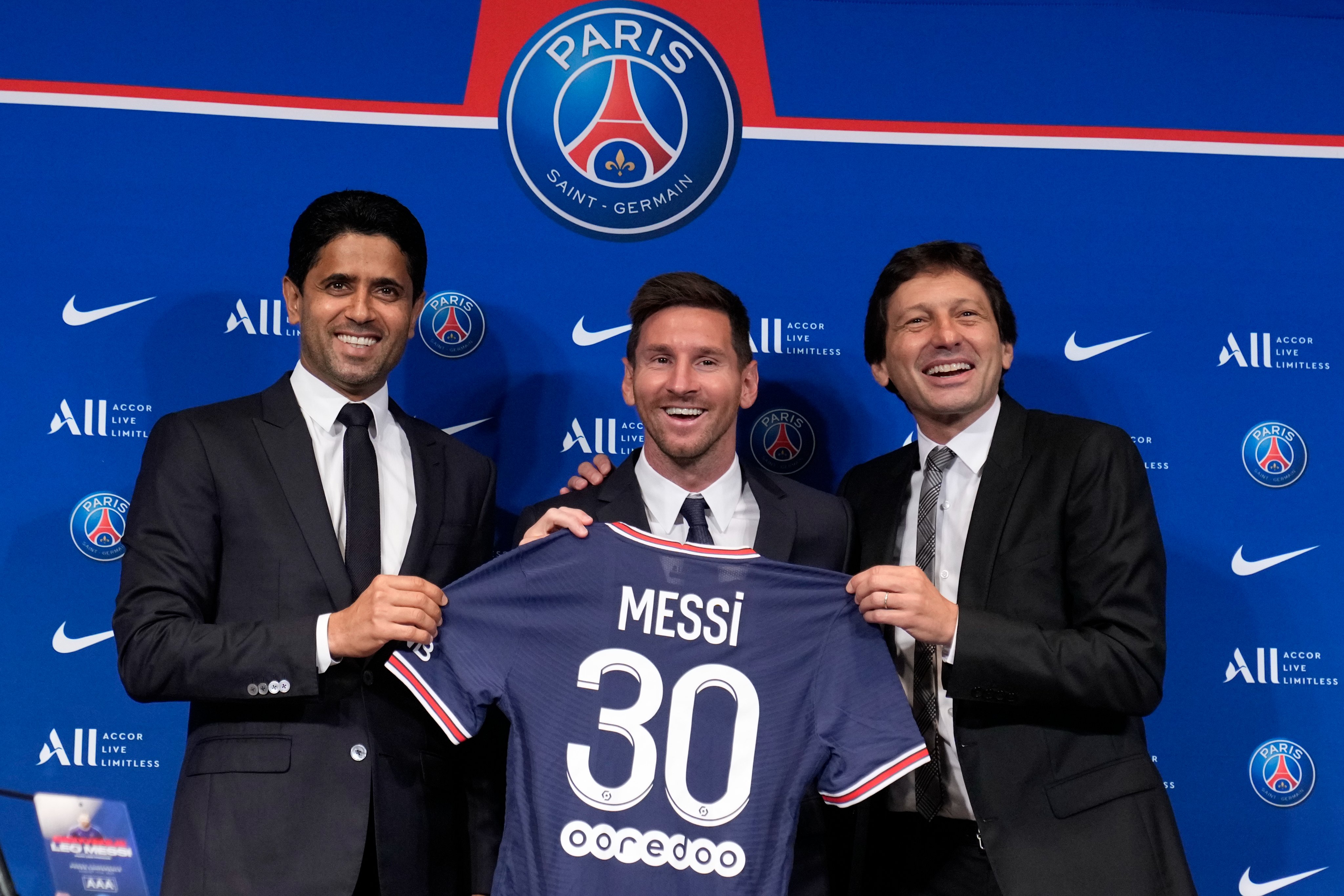 Messi fue presentado como nuevo jugador del PSG. Foto: gentileza.