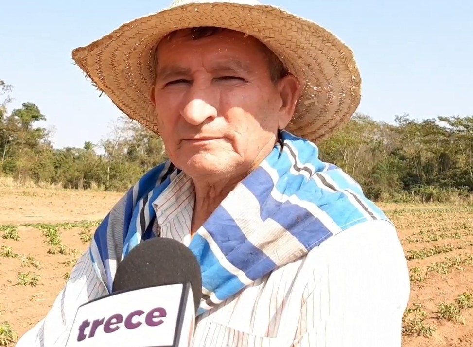 Isidro Lezcano, ingenioso agricultor de San Pedro