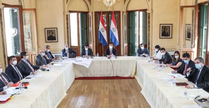 Reunión en Palacio de Gobierno. Foto: Presidencia.