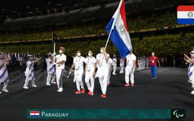 Emocionante desfile inaugural del team paraguayo en los Juegos Paralímpicos de Tokio