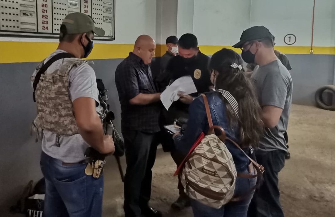 Detención de Kassem Mohamad Hijazi en Ciudad del Este. Foto: SENAD.