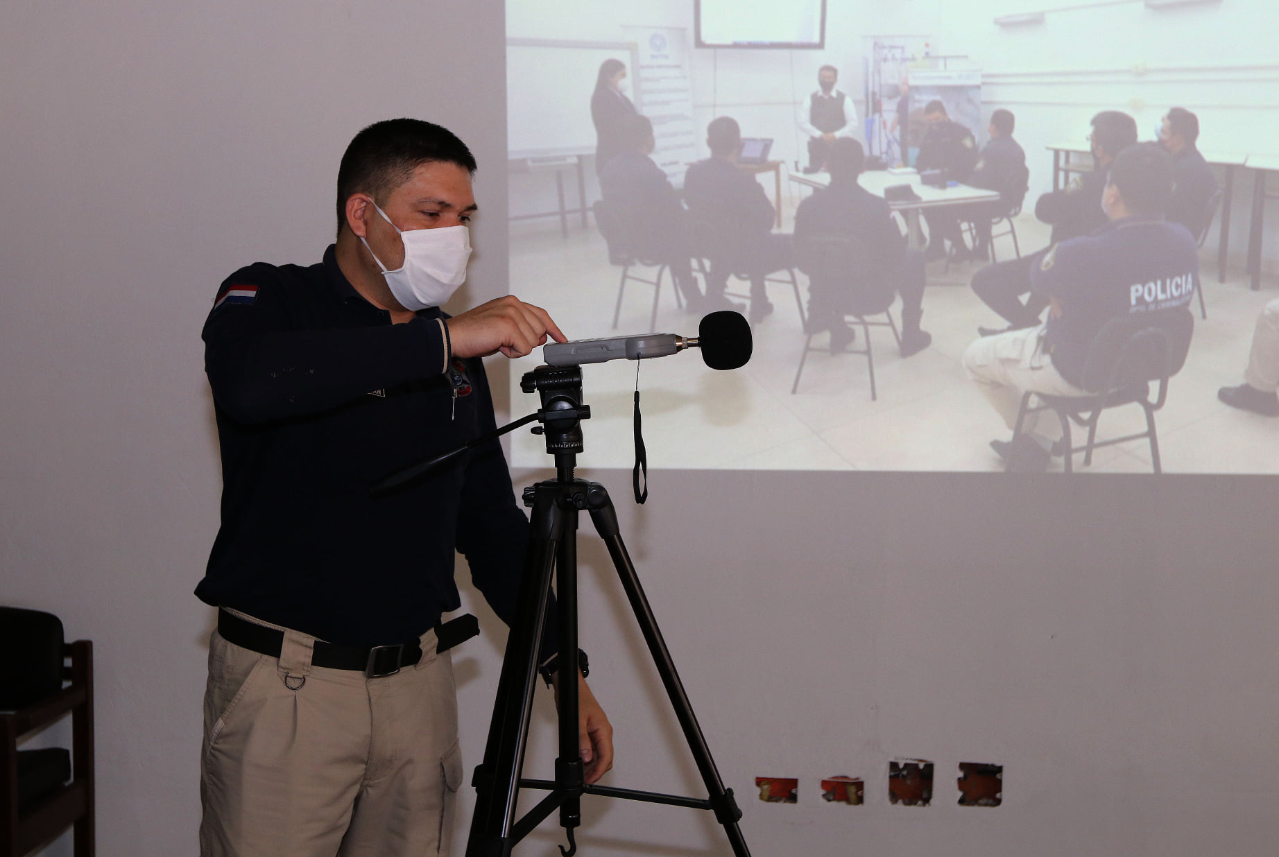 En ese contexto, se realizó la capacitación a efectivos policiales