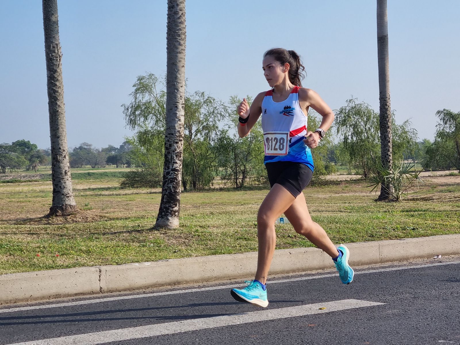 Rebecca Núñez, ganadora de la Copa Nacional de Maratón de la FPA. Foto: gentileza.