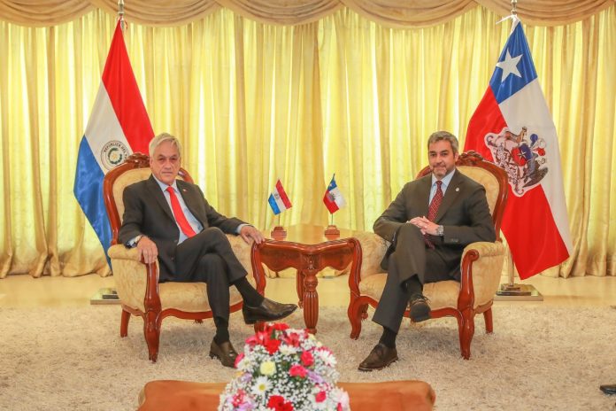 Presidentes de Paraguay y Chile. Foto: gentileza.