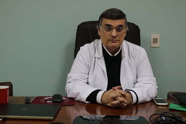 Prof. Dr. Ricardo Iramain, jefe de Urgencias Pediátricas del Hospital de Clínicas
