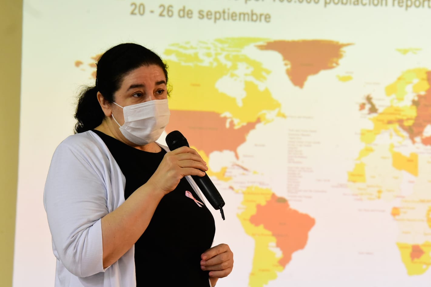 Dra. Sandra Irala, directora de Vigilancia de la Salud. Foto: MSP.