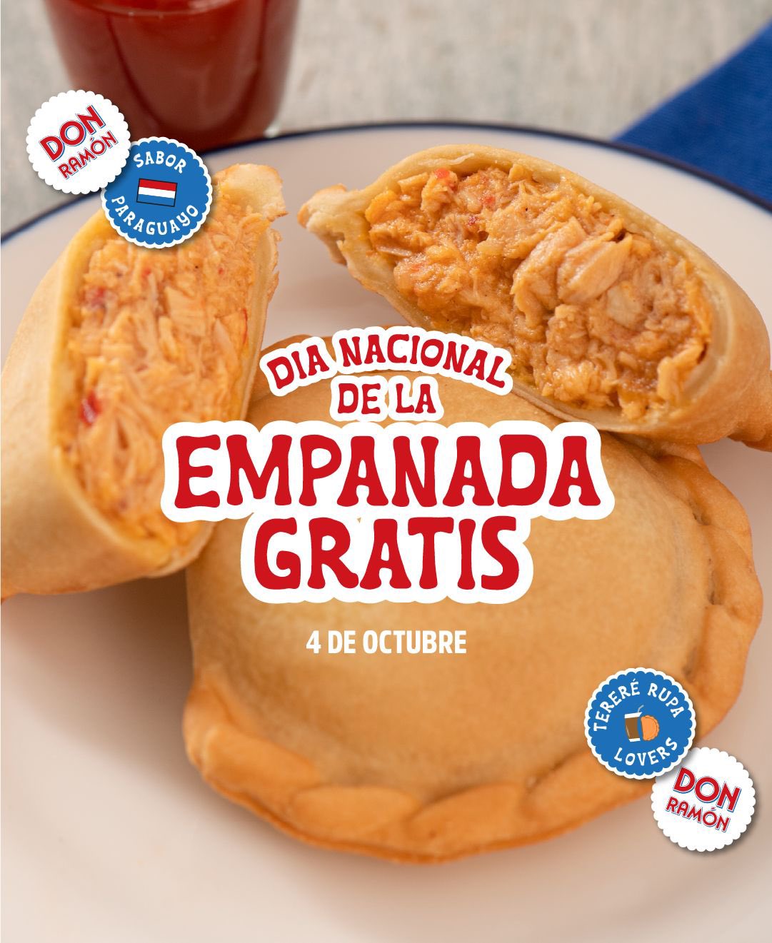 ¡Este lunes, “Don Ramón” regalará 3.000 empanadas!