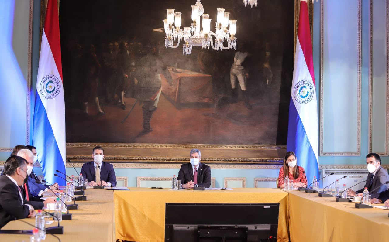Reunión de consejo de ministros en Palacio de Gobierno. Foto: gentileza.