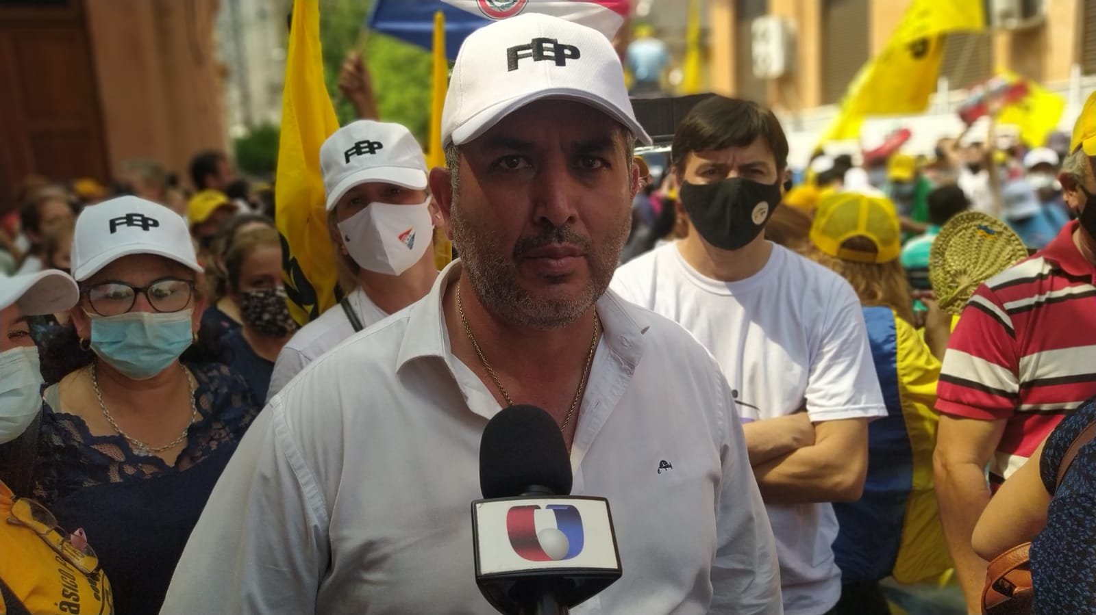 Silvio Piris, presidente de la FEP. Foto: Osmar Henry, cronista de Unicanal.
