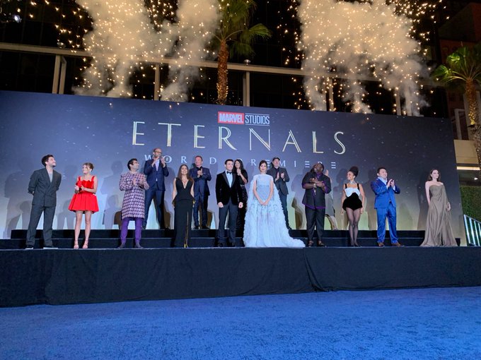 ¡“Eternals” tuvo su alfombra roja en Hollywood!