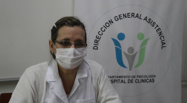 Dra. Lucía Valdez, jefa del Departamento de Psicología del Hospital de Clínicas