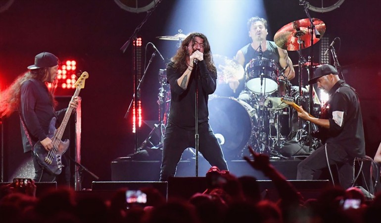 Foo Fighters en concierto antes de la pandemia del Covid-19. Foto: gentileza.