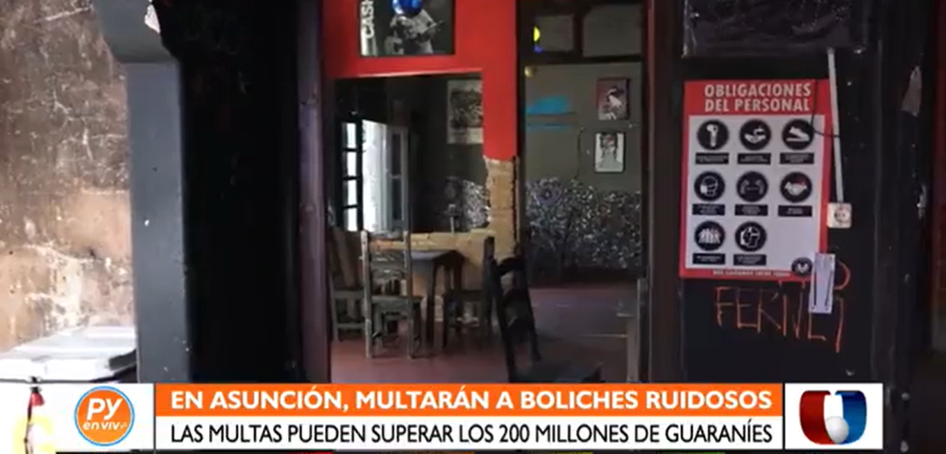 Ante denuncias de polución sonora, municipio de Asunción realizará controles a bares. Foto: captura de pantalla.