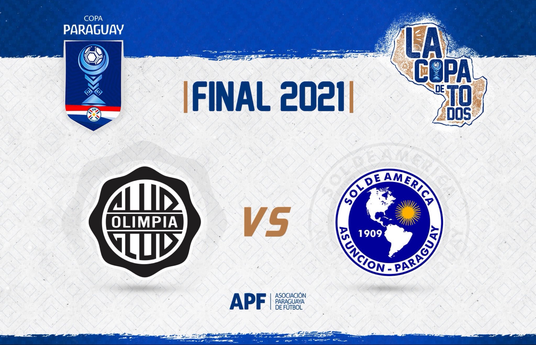 Olimpia y Sol a la final de la Copa Paraguay.