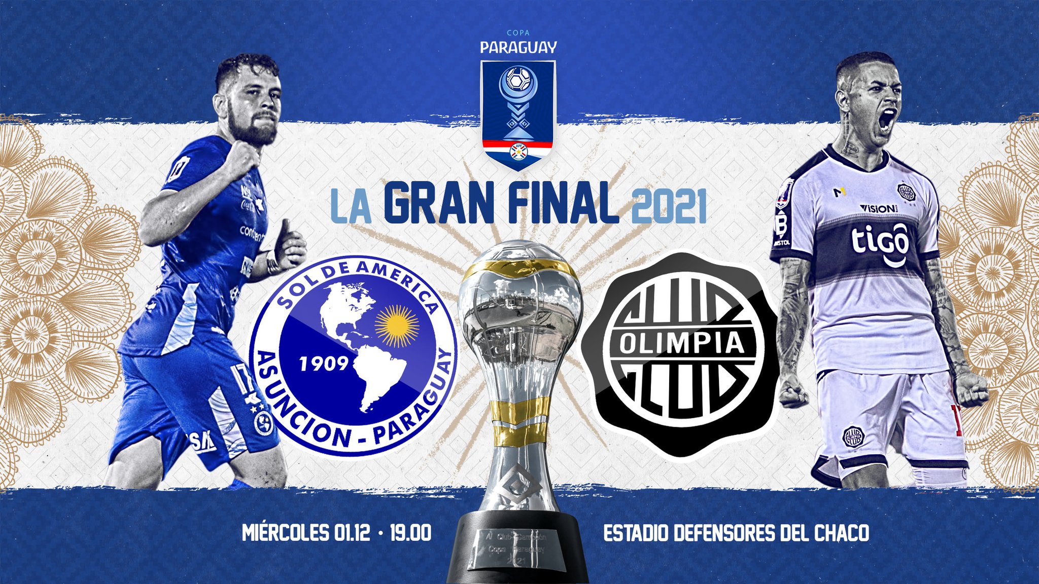 Copa Paraguay - La Gran Final 2021. Foto: APF.