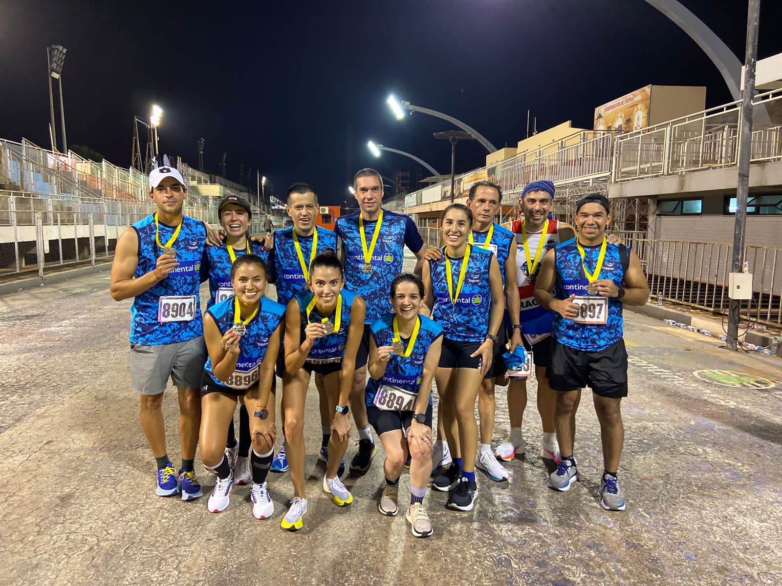 Atletas del Eladio Fernández Running Club. Foto: gentileza.