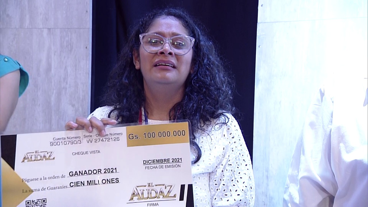Evelyn Armoa, ganadora de El Audaz 2021