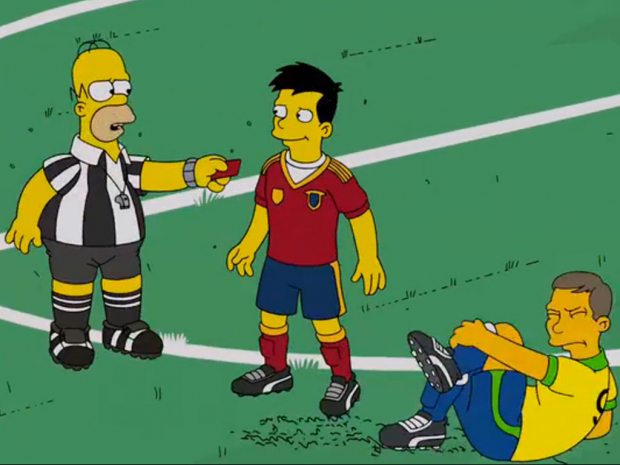 Los Simpsons y sus predicciones para Qatar 2022. Foto: captura de pantalla.
