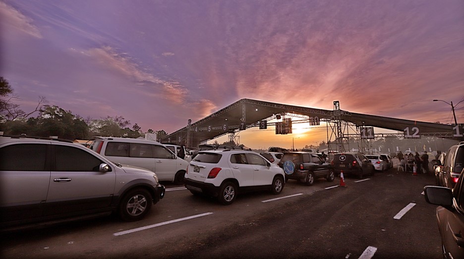 No habilitan peatonal para toma de muestras en el Rubén Dumot. Foto: gentileza.