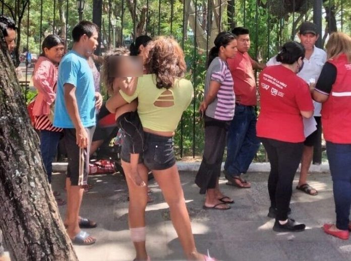 Niños, niñas y adolescentes indígenas reciben atención integral por parte del Minna. Foto: gentileza.