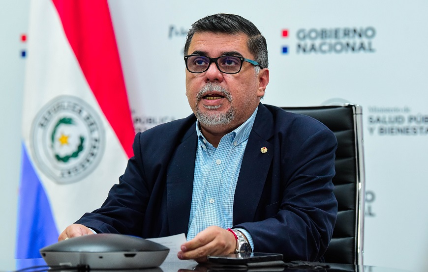 Dr. Julio Borba, ministro de Salud. Foto: MSP.